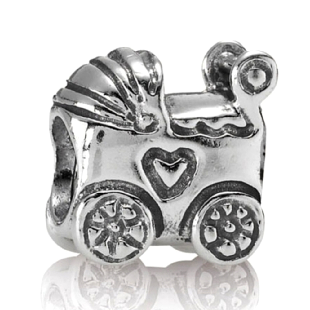 Authentic Pandora Baby Carriage Charm 790346 Retired